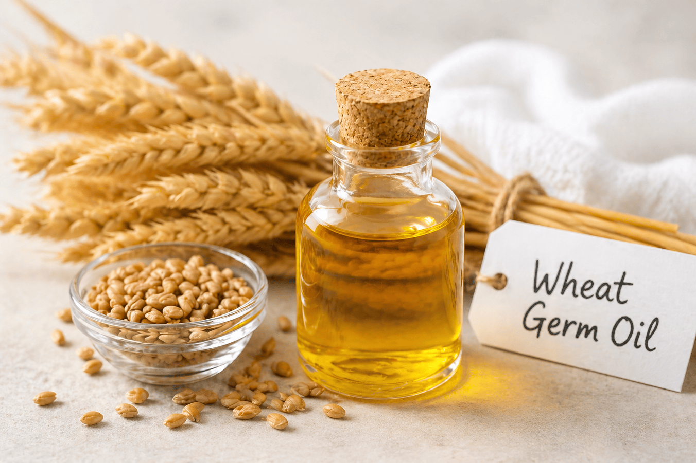 Wheat Germ Oil: The Ultimate Beauty Essential for Glowing Skin & Healthy Hair