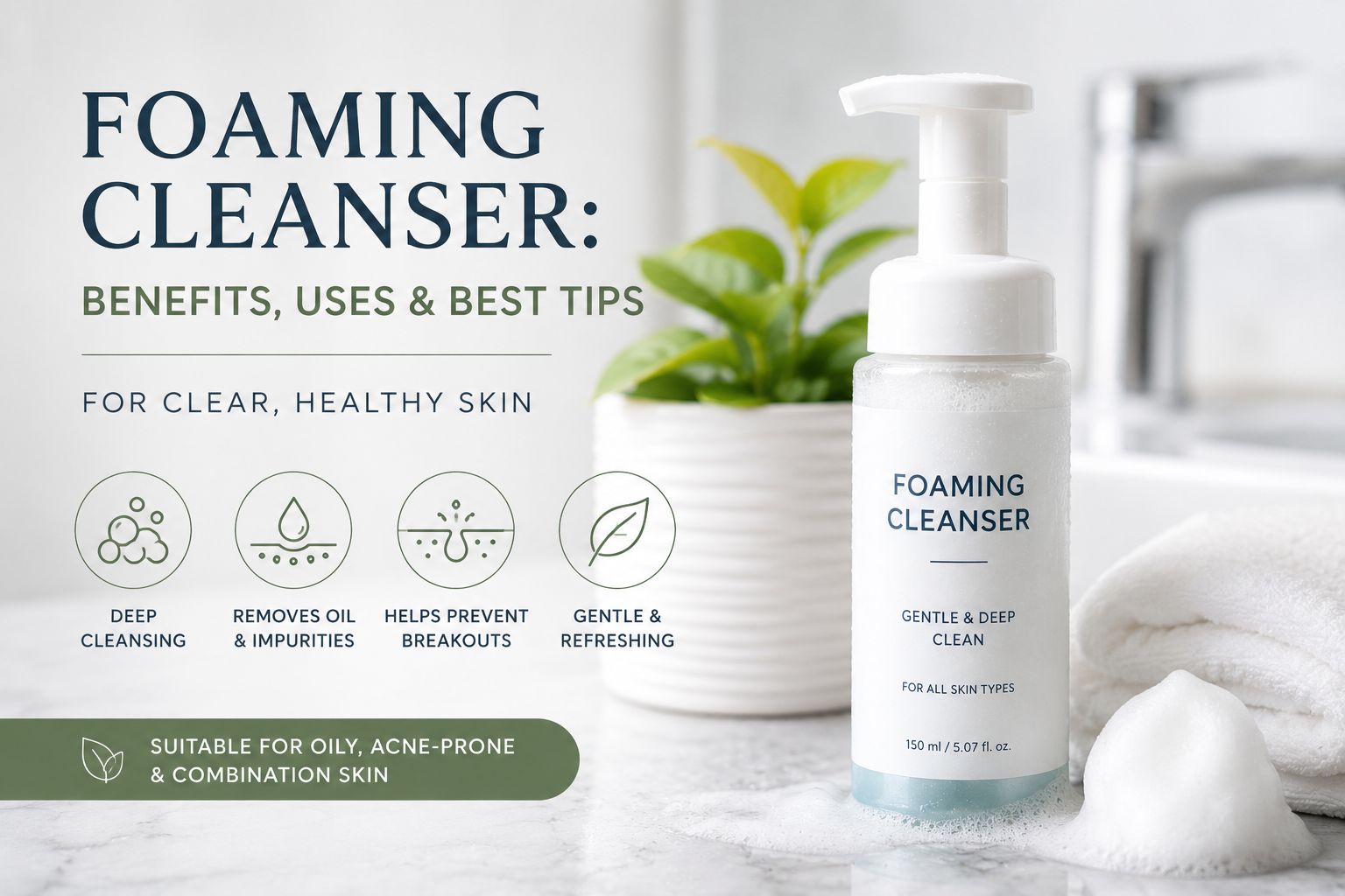 Foaming Cleanser: Benefits, Uses & Best Tips for Clear, Healthy Skin