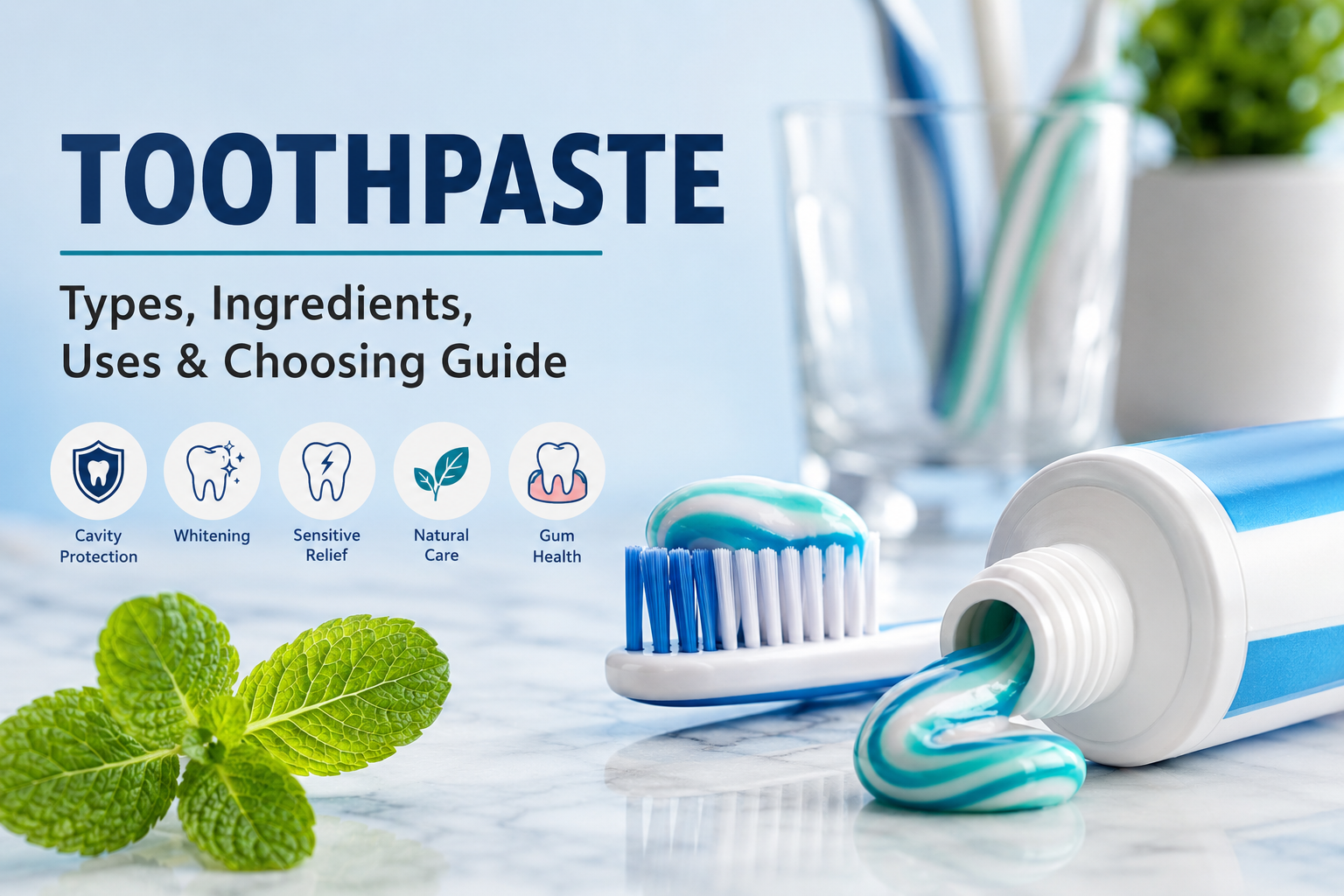 types of Toothpaste, banalities of Toothpaste