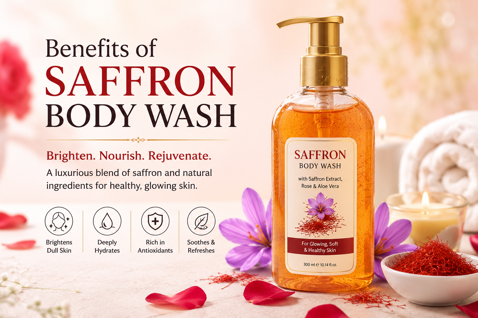 How to Use Saffron Body Wash Effectively